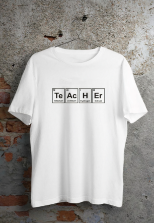 24 Kasım Öğretmenler Günü Baskılı Özel T-shirt - Beyaz