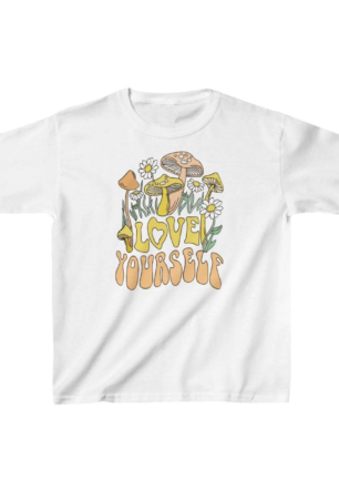 Çocuk Unisex Baskılı T-Shirt - Beyaz