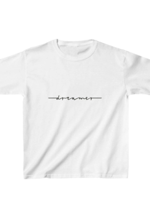 Çocuk Unisex Baskılı T-Shirt - Beyaz