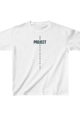 Çocuk Unisex Baskılı T-Shirt - Beyaz