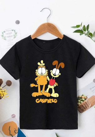 Çocuk Unisex Baskılı T-Shirt - Siyah