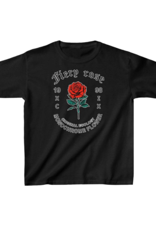 Çocuk Unisex Baskılı T-Shirt - Siyah