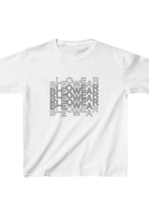 Unisex Çocuk Baskılı T-Shirt - Beyaz