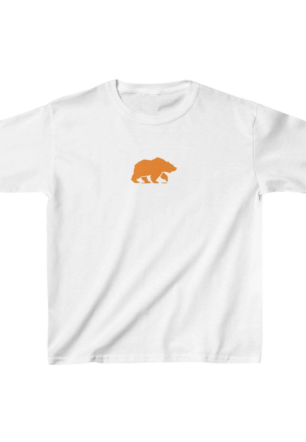 Unisex Çocuk Baskılı T-Shirt - Beyaz