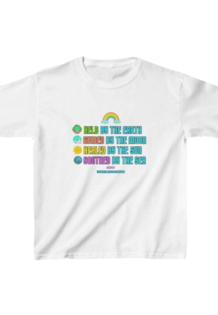Unisex Çocuk Baskılı T-Shirt - Beyaz