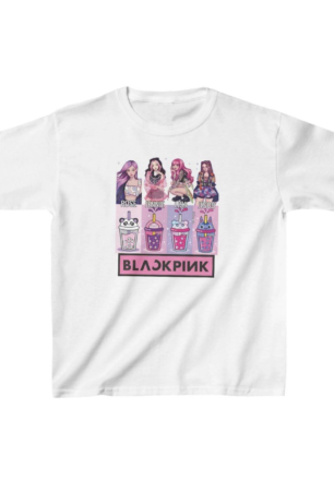 Unisex Çocuk Baskılı T-Shirt - Beyaz