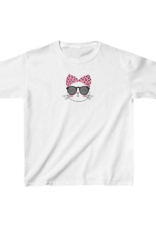 Unisex Çocuk Baskılı T-Shirt - Beyaz