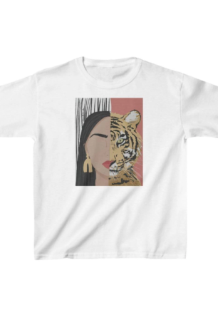 Unisex Çocuk Baskılı T-Shirt - Beyaz