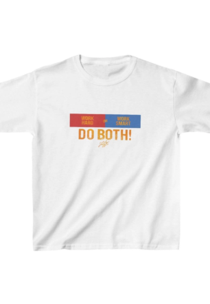 Unisex Çocuk Baskılı T-Shirt - Beyaz