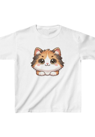 Unisex Çocuk Baskılı T-Shirt - Beyaz