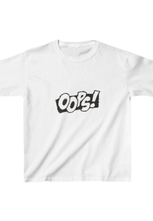 Unisex Çocuk Baskılı T-Shirt - Beyaz