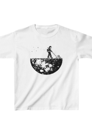 Unisex Çocuk Baskılı T-Shirt - Beyaz