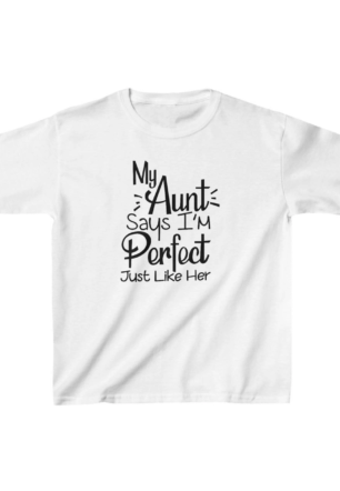 Unisex Çocuk Baskılı T-Shirt - Beyaz