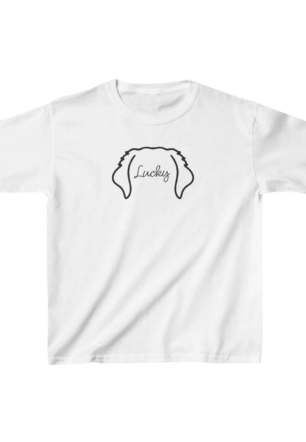 Unisex Çocuk Baskılı T-Shirt - Beyaz