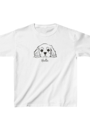 Unisex Çocuk Baskılı T-Shirt - Beyaz