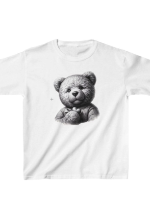 Unisex Çocuk Baskılı T-Shirt - Beyaz