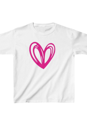 Unisex Çocuk Baskılı T-Shirt - Beyaz