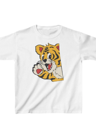 Unisex Çocuk Baskılı T-Shirt - Beyaz