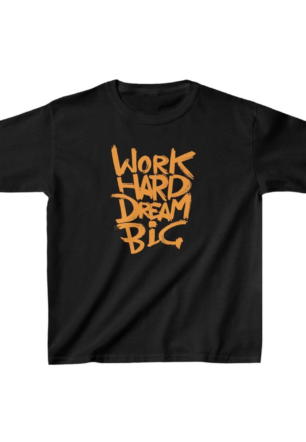 Unisex Çocuk Baskılı T-Shirt - Siyah