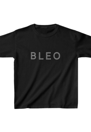 Unisex Çocuk Baskılı T-Shirt - Siyah