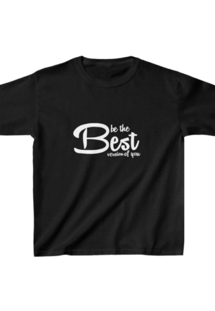 Unisex Çocuk Baskılı T-Shirt - Siyah