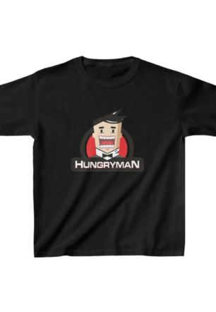 Unisex Çocuk Baskılı T-Shirt - Siyah