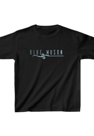 Unisex Çocuk Baskılı T-Shirt - Siyah