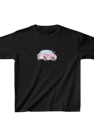 Unisex Çocuk Baskılı T-Shirt - Siyah