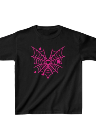 Unisex Çocuk Baskılı T-Shirt - Siyah