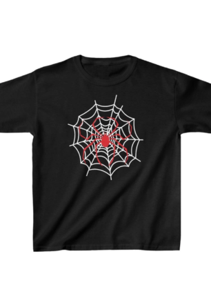 Unisex Çocuk Baskılı T-Shirt - Siyah