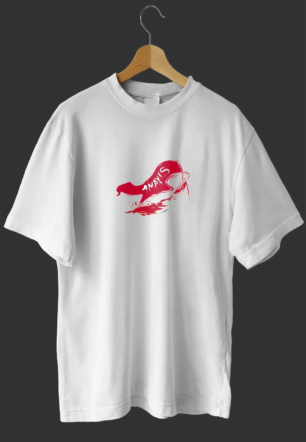 1 Mayıs Emekçilerimiz İçin Özel Tasarım 1 Mayıs Baskılı T-shirt - Beyaz