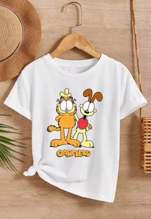 Çocuk Unisex Baskılı T-Shirt - Beyaz