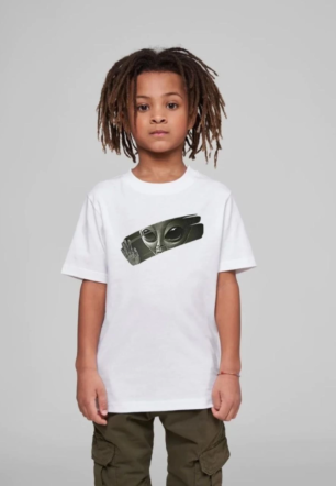 Çocuk Unisex Baskılı T-Shirt - Beyaz