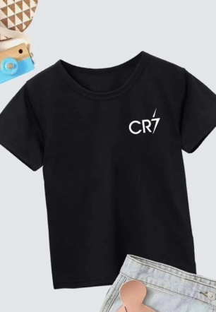 Erkek Çocuk Baskılı T-Shirt - Siyah